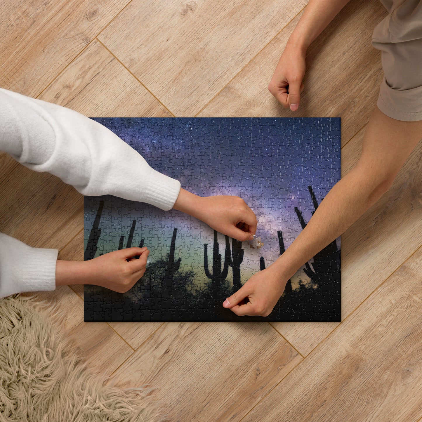 Saguaro Starlight by Sean Parker Photography | Jigsaw puzzle