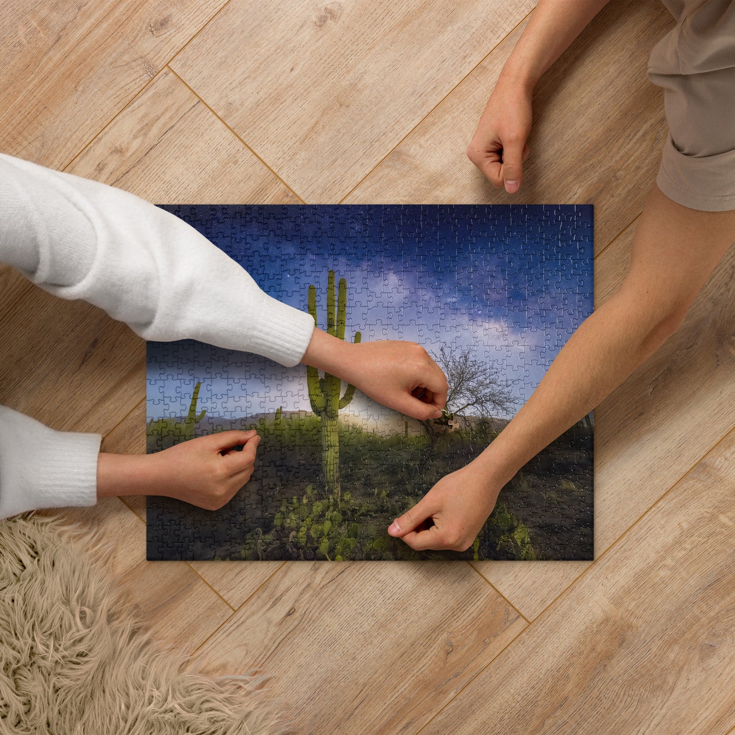 Milkyway Moonrise by Sean Parker Photography | Jigsaw puzzle