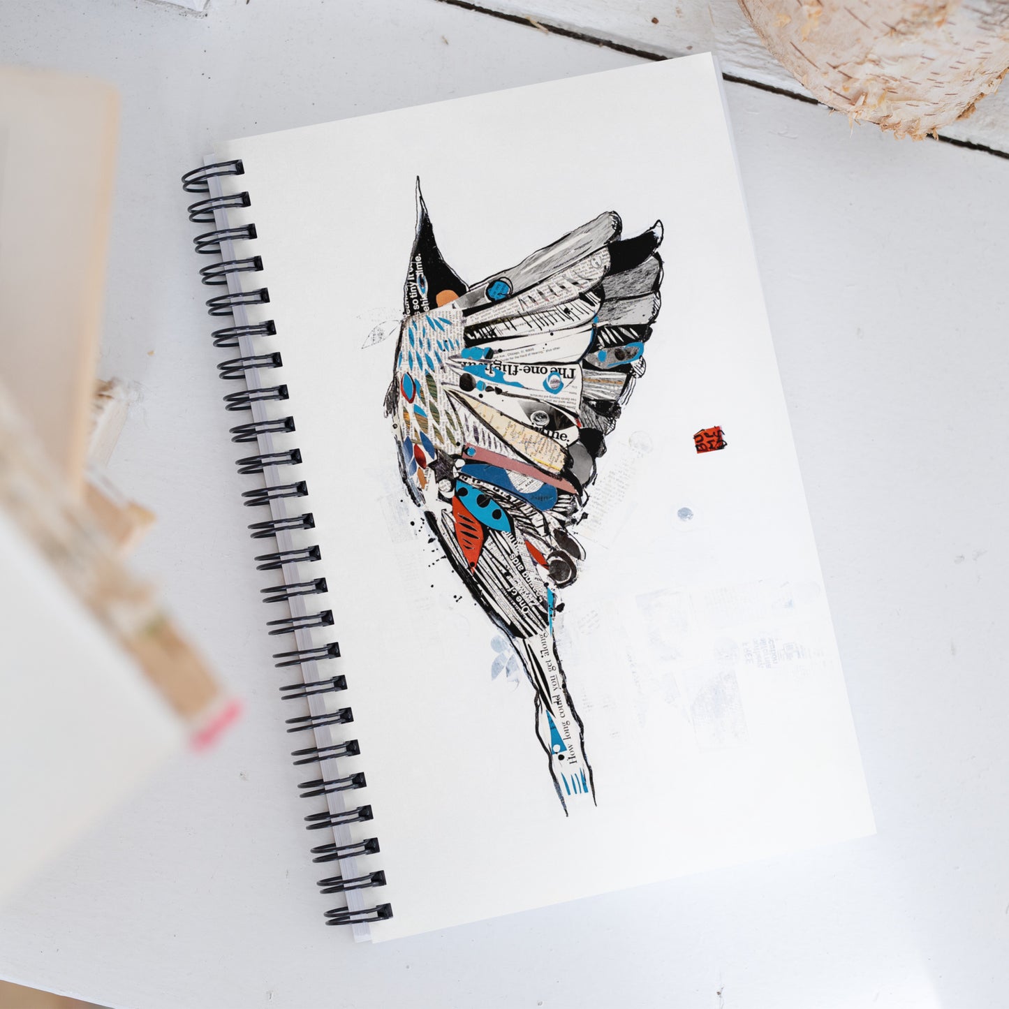 Da Vinci Bird by Amy Bumpus | Spiral notebook