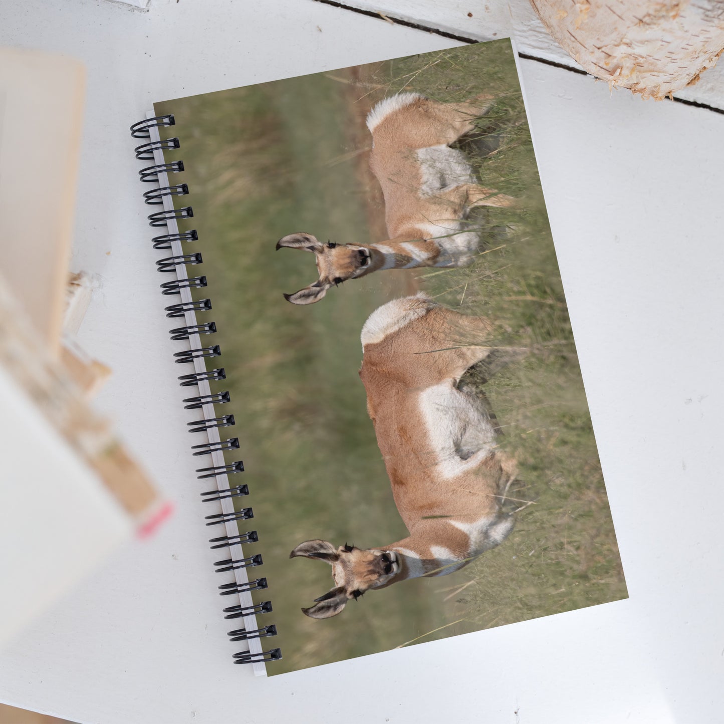 Pronghorn by Leslie Leathers Photography | Spiral notebook