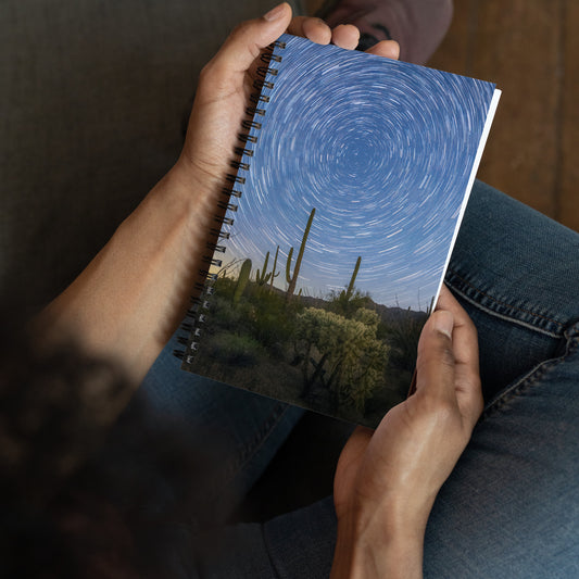 Sonoran Startrails by Sean Parker Photography | Spiral notebook