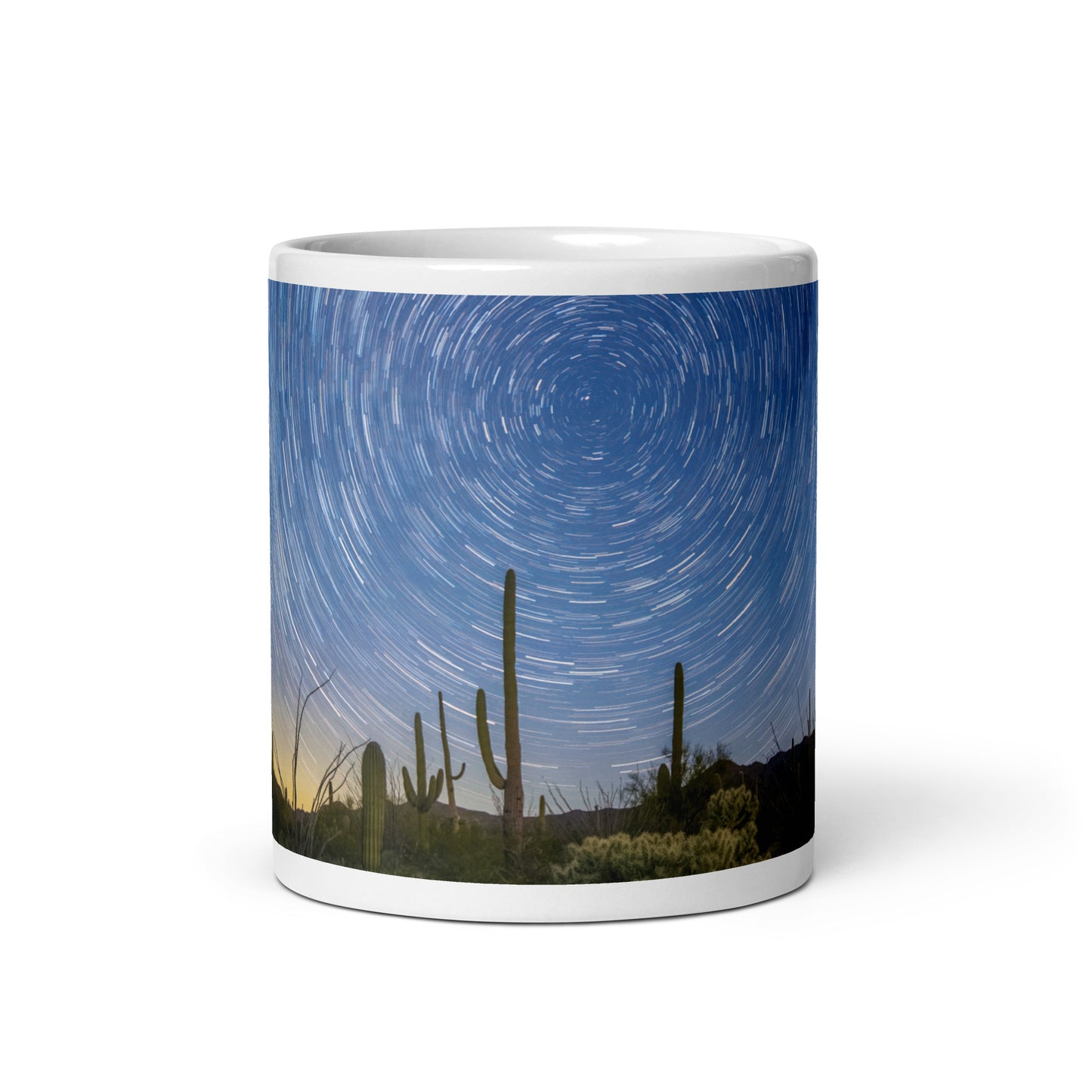 Sonoran Startails by Sean Parker Photography | White glossy mug