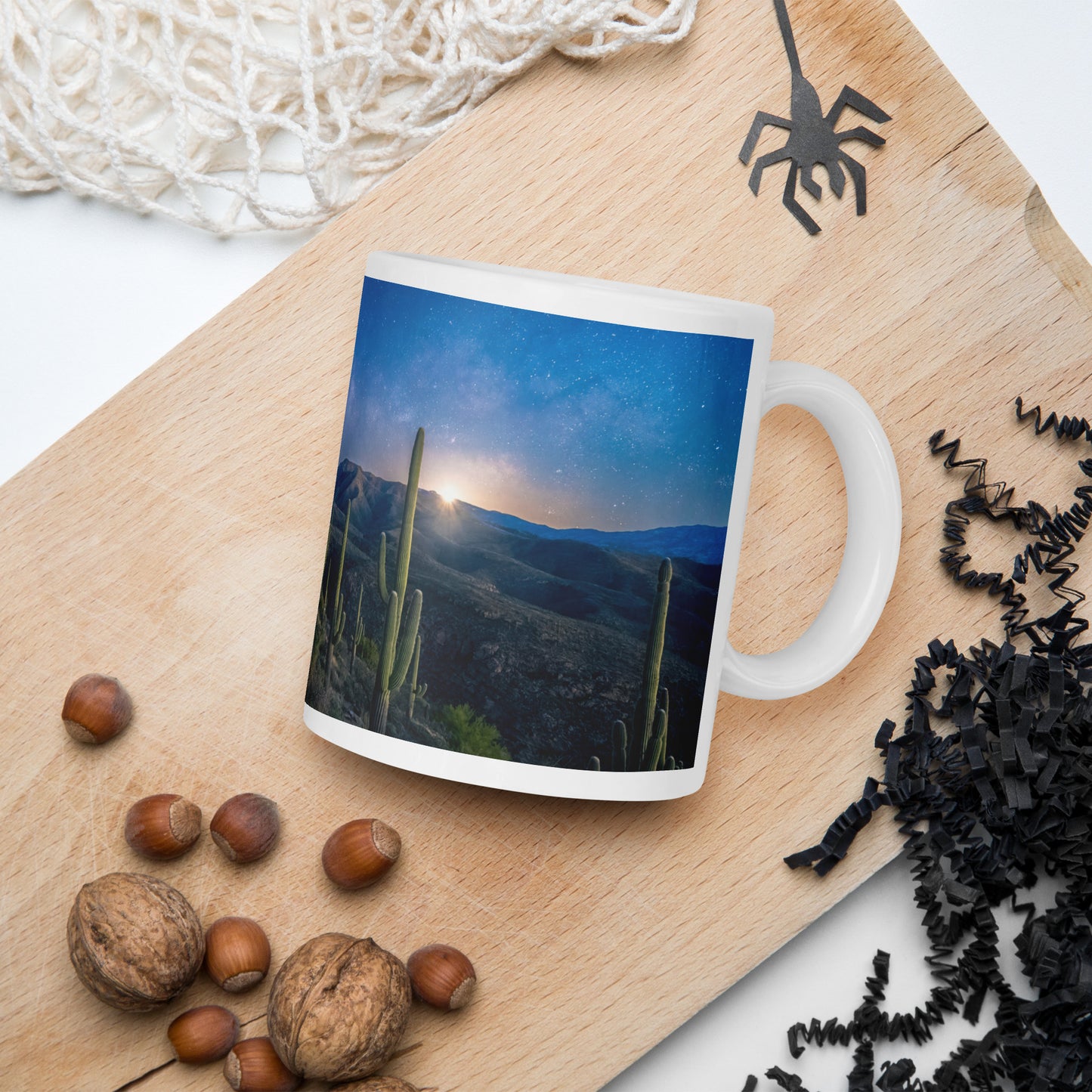 Morning Milkyway by Sean Parker Photography | White glossy mug