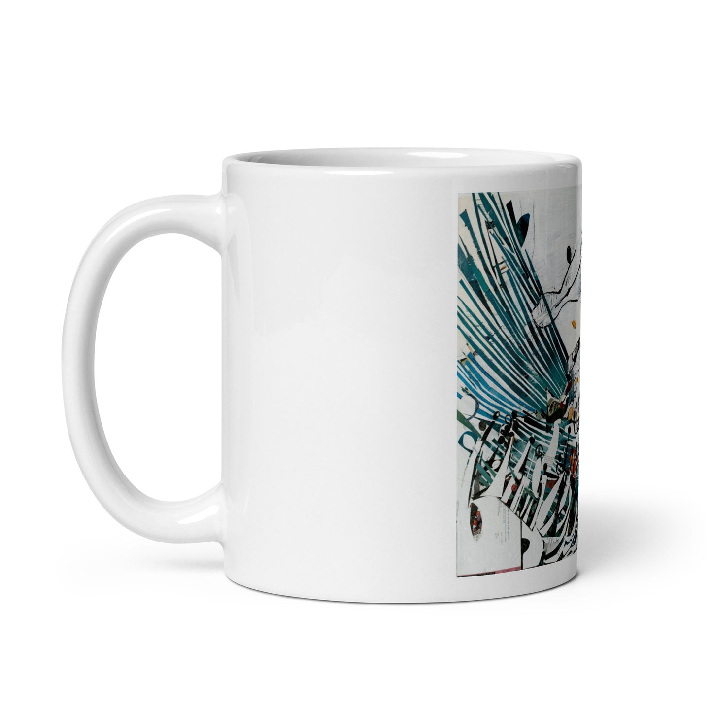 Seas Trees by Amy Bumpus | White glossy mug