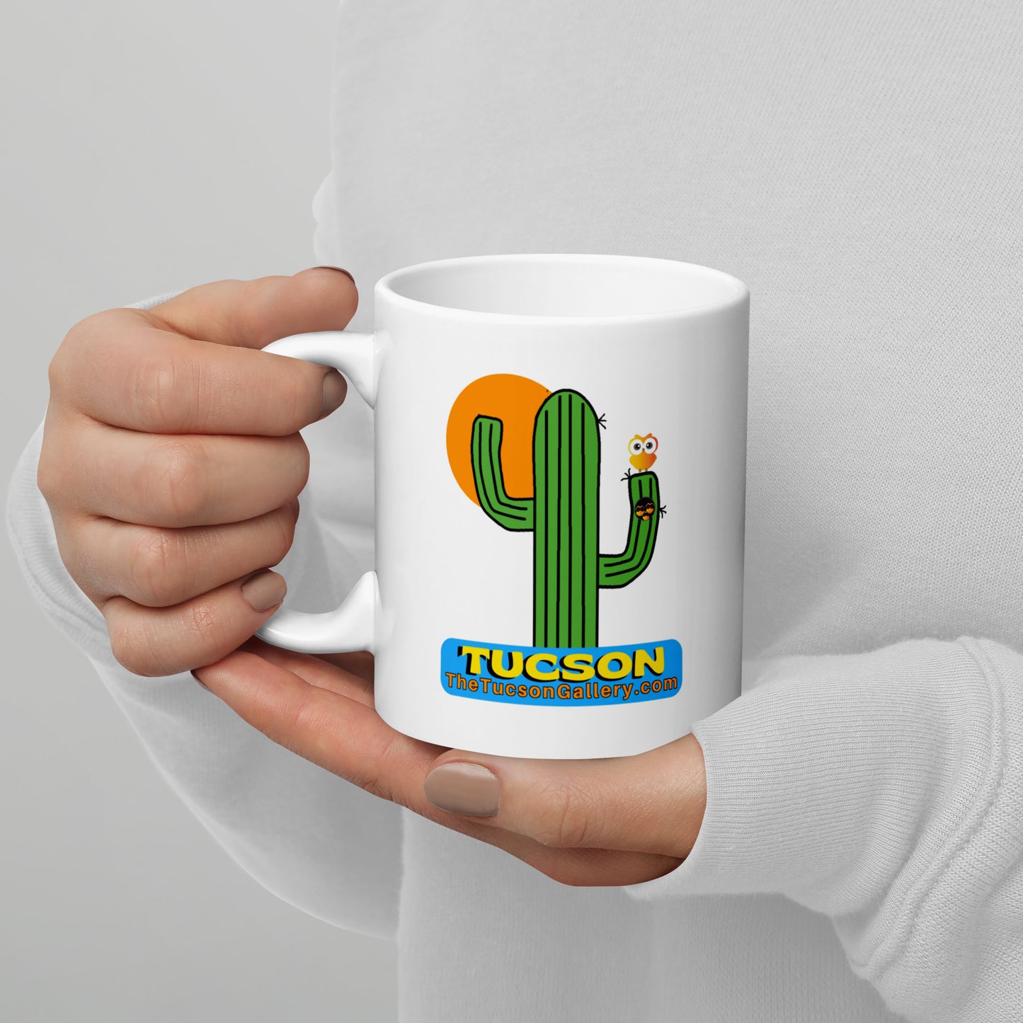 Saguaro Home | White glossy mug