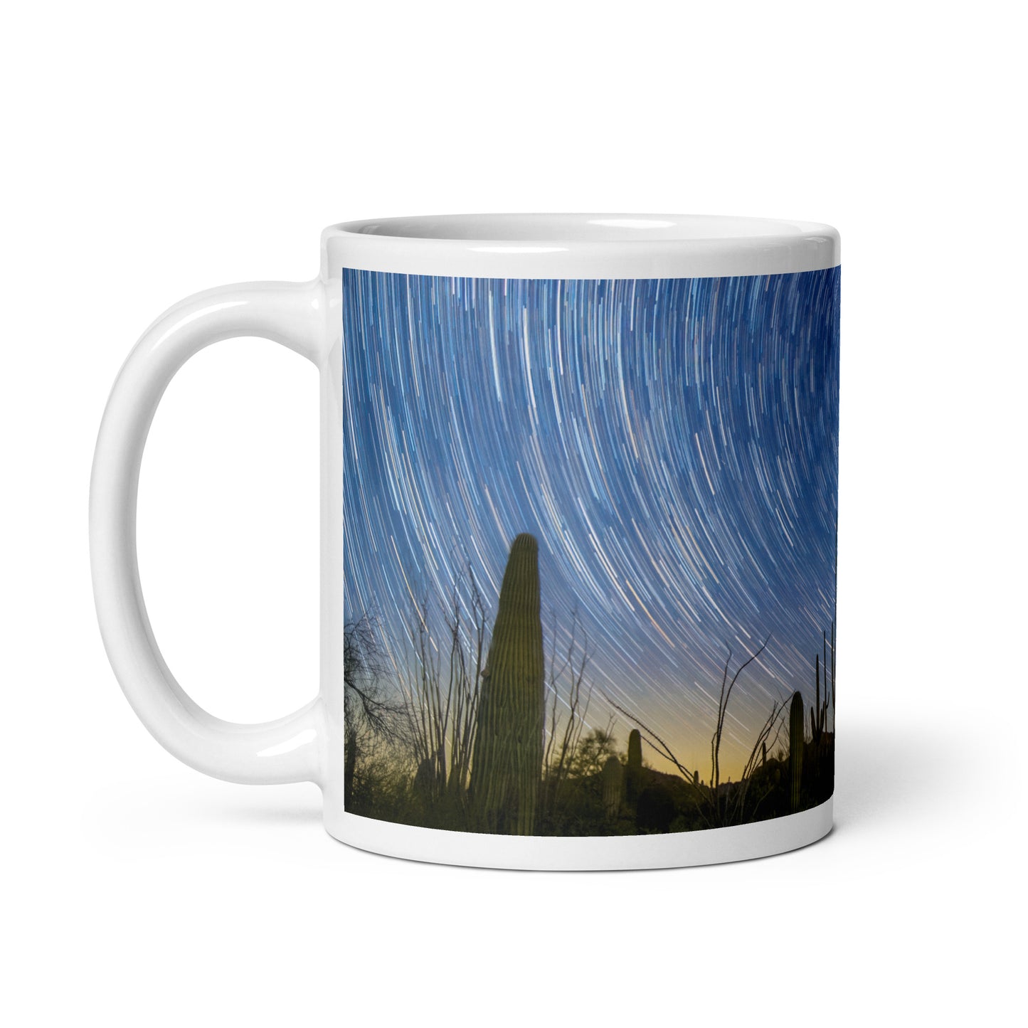 Sonoran Startails by Sean Parker Photography | White glossy mug