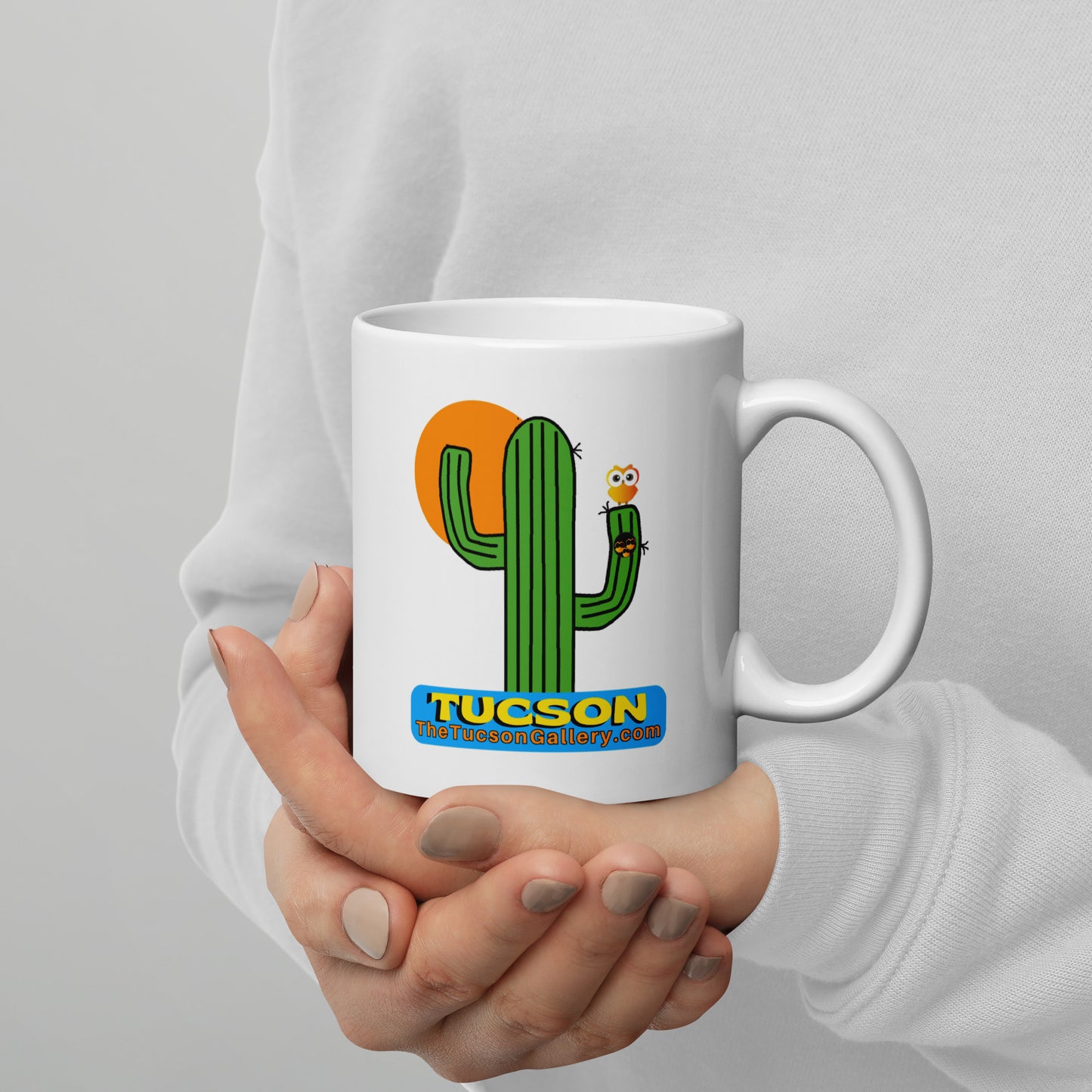 Saguaro Home | White glossy mug