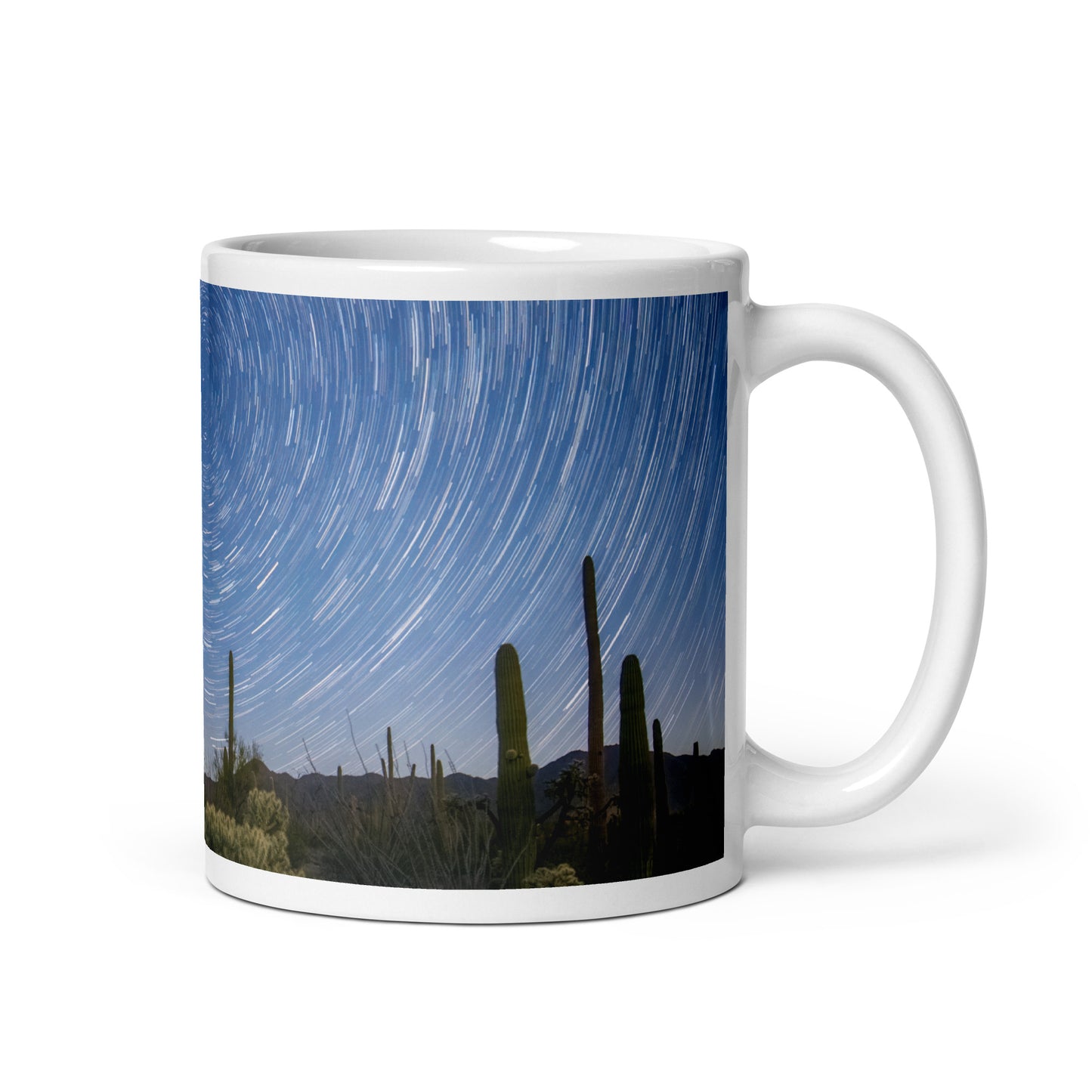 Sonoran Startails by Sean Parker Photography | White glossy mug
