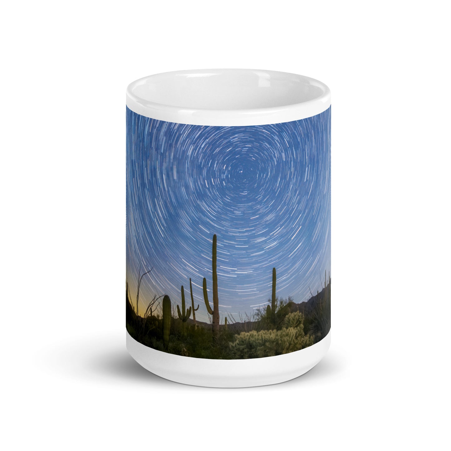 Sonoran Startails by Sean Parker Photography | White glossy mug