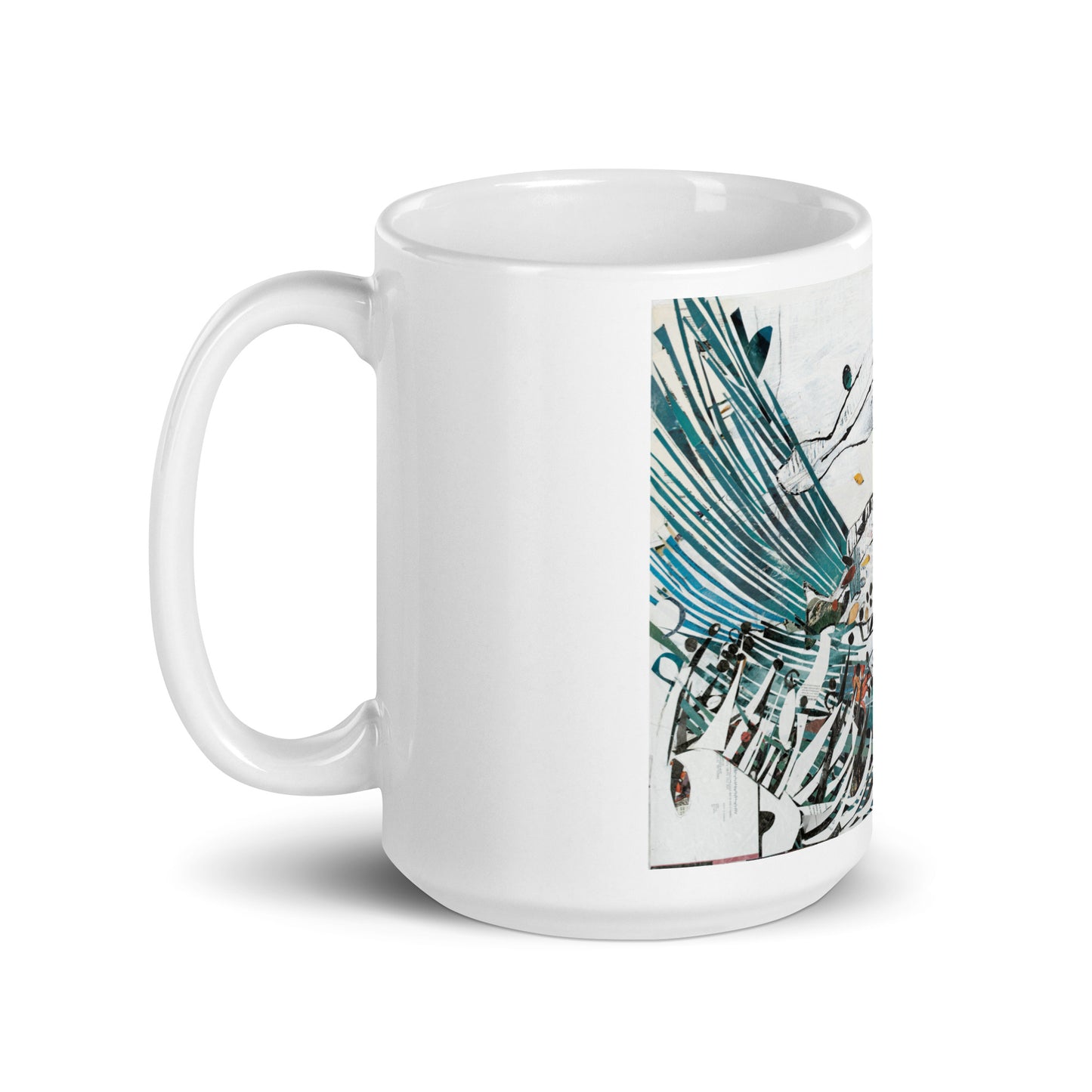 Seas Trees by Amy Bumpus | White glossy mug