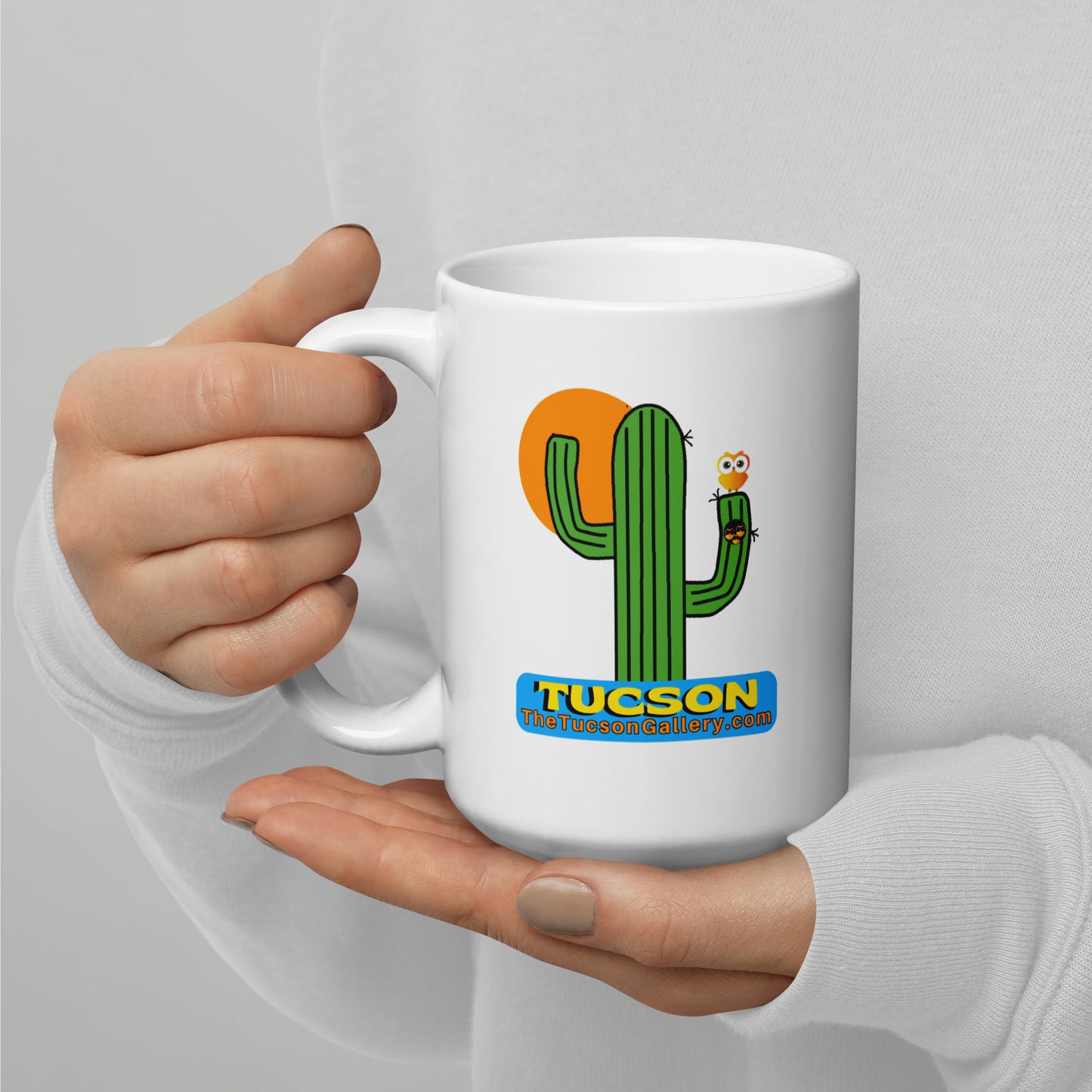 Saguaro Home | White glossy mug