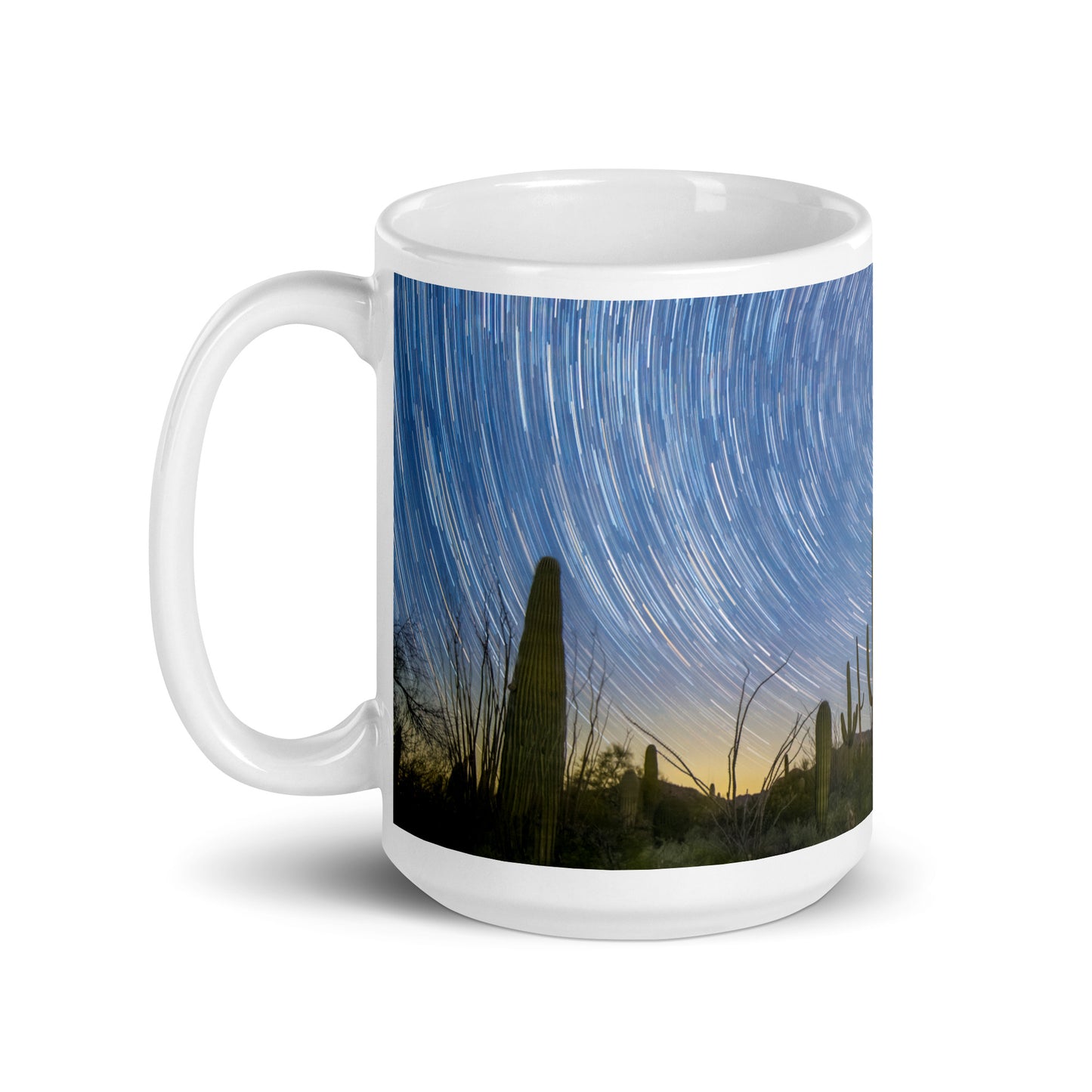 Sonoran Startails by Sean Parker Photography | White glossy mug