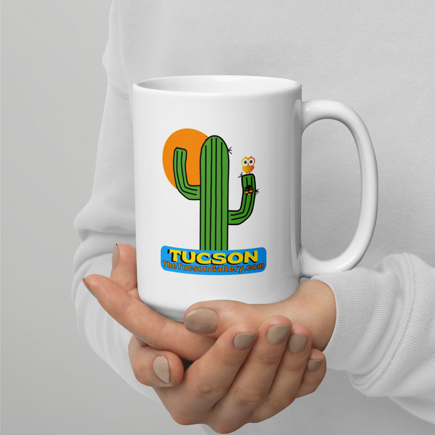 Saguaro Home | White glossy mug