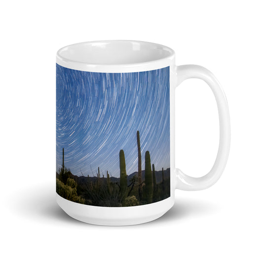 Sonoran Startails by Sean Parker Photography | White glossy mug
